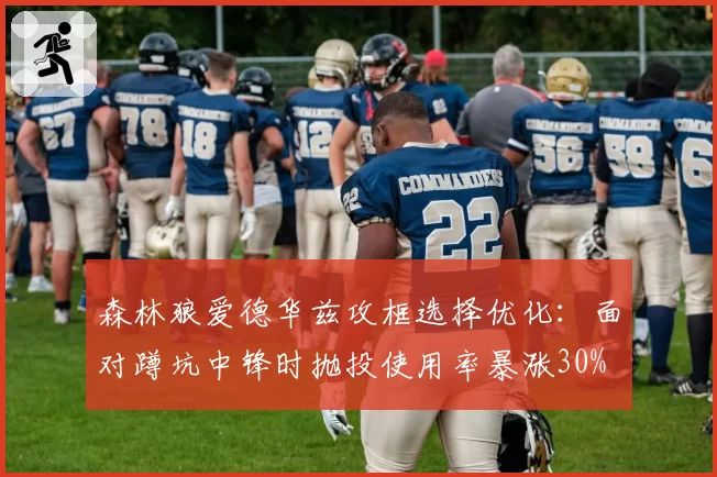 森林狼爱德华兹攻框选择优化：面对蹲坑中锋时抛投使用率暴涨30%